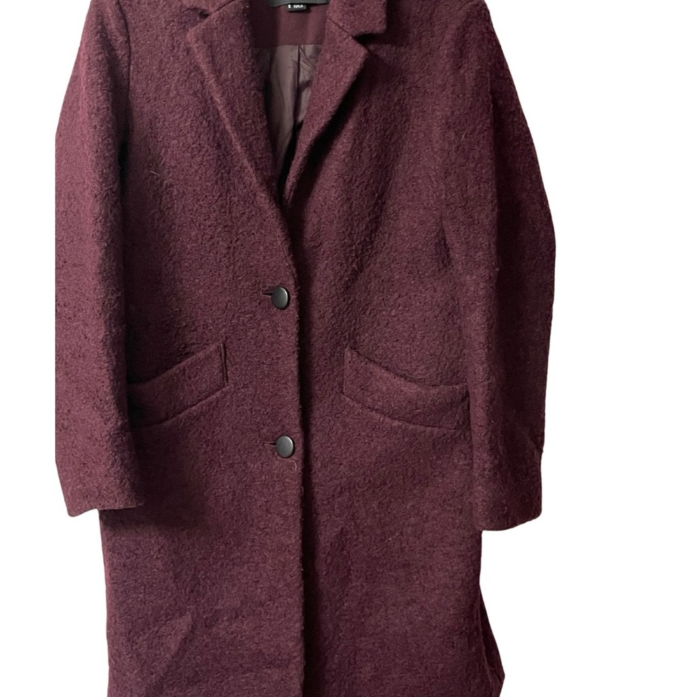 Marc New York Deep Burgundy Teddy Jacket
